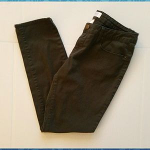 NoBo olive green skinny jeans